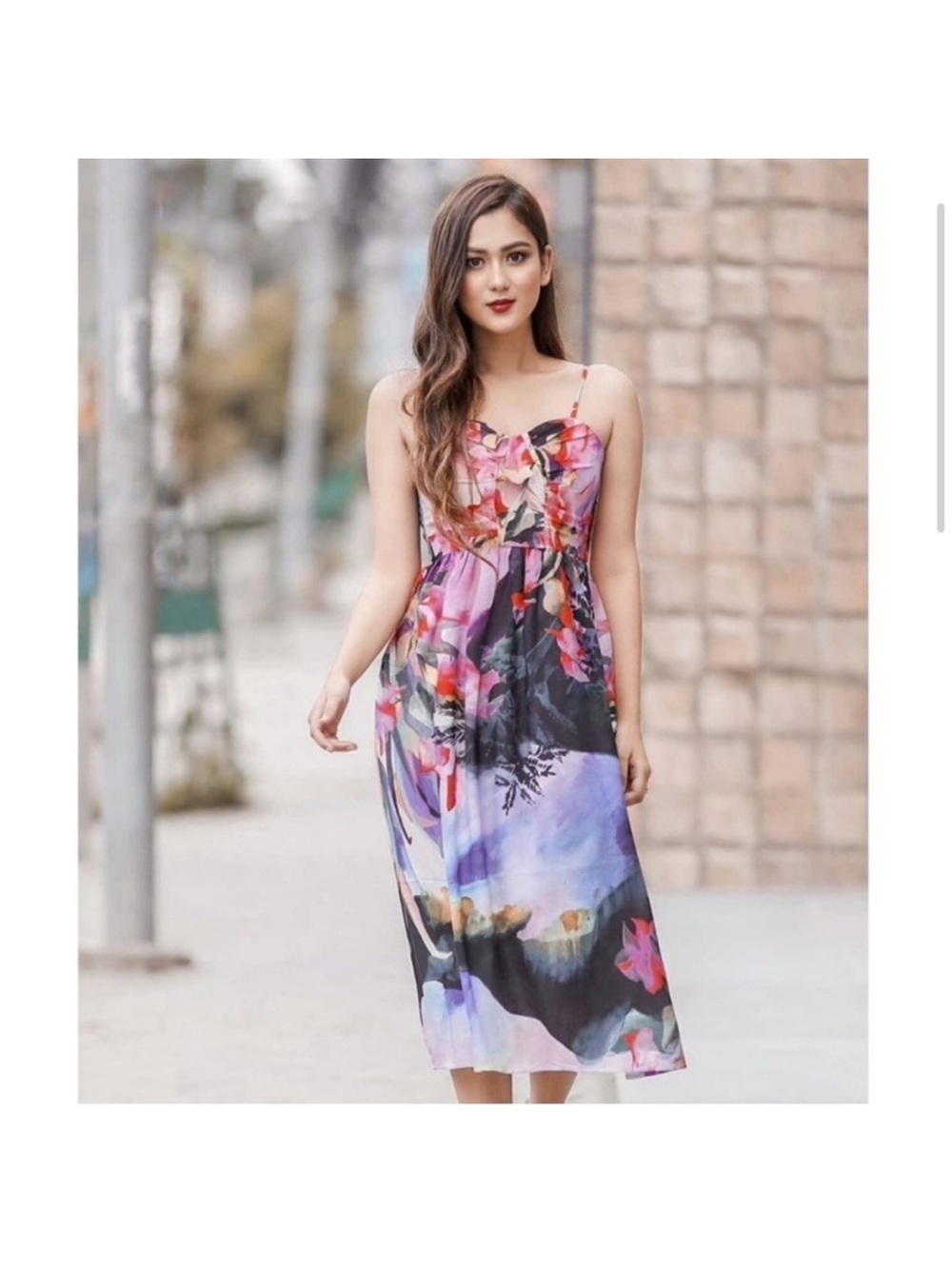 Anthropologie Corey Lynn Calter Daybreak midi dress, sz. 8